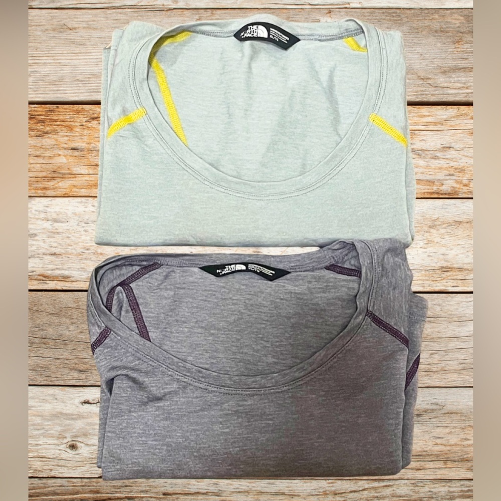 Bundle 2 Women’s The Northface Short Slv Round Neck Lightweight Activewear Tops